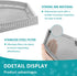 Dryer Lint Screen Replacement WE03X23881 Compatible for G-E Hot-point Lint Trap-Upgraded Stainless Steel Dryer Filter Lint Screen by Sikawai