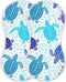 Sea Turtle Ocean Bubble Marine Turtles Muslin Burp Cloths for Baby 2 Pack 100% Cotton Baby Washcloths Bibs for Boy Girl...