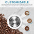 Aroma Housewares Mini Coffee Grinder and Electric Herb Grinder with 304 Stainless Steel Grinding Blades and a See-through Lid (40 g.), White, 40g...