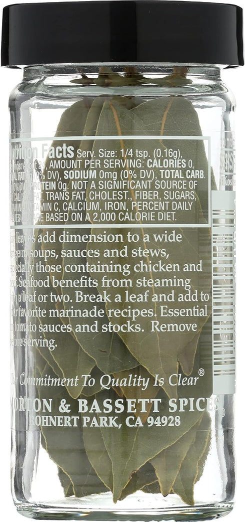 Morton & Bassett Turkish Bay Leaves 0.1 ounce...