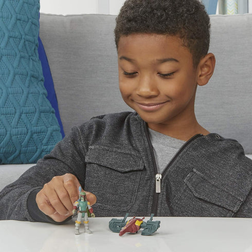 STAR WARS Mission Fleet Gear Class Boba Fett Capture in The Clouds 2.5-Inch-Scale Figure and Vehicle, Toys for Kids Ages 4 and Up...