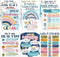 15Pcs School Nurse Bulletin Board Decorations Boho Health Posters for School Office Supplies Health Posters Bulletin Board Decor for Classroom Sch...