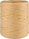 G2PLUS 218 Yards Raffia Paper Craft Ribbon, 1/4 Inch Wide Raffia Ribbon for Gift Wrapping, Brown Raffia Packing Twine String for DIY Arts&Crafts, ...