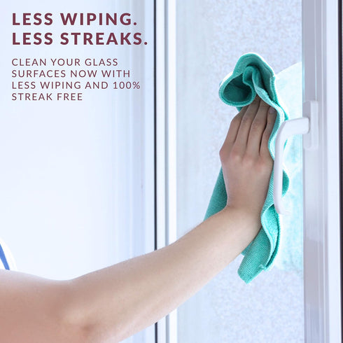 HOPE'S Perfect Glass Cleaner Spray Refill, Streak-Free, Ammonia-Free Window, Mirror, Screen, Tinted Glass, and Shower Door Cleaner, Indoor and Out...