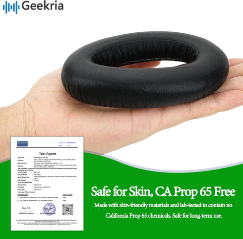 Geekria Replacement Ear Pads for Sennheiser PXC 550, PXC 550-II Wireless MB 660 Series Headphones Ear Cushions, Repair Parts with Video Guide (Bla...