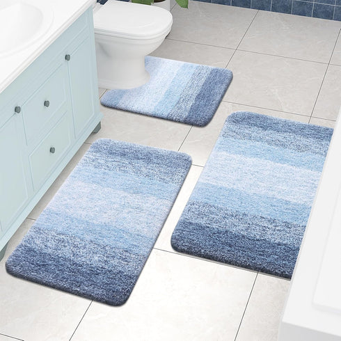 Arotive Bathroom Rugs Bath Mat, Shaggy Soft and Absorbent Microfiber Bath Rugs, Thick Plush Bath Carpet, Non Slip Machine Wash Dry Bath Mats for B...