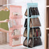 Lirex Handbag Hanging Purse Organizer for Closet, 8 Pocket Handbag Storage Organizer Hanger Oxford Cloth Closet Organizer for Family Closet Bedroo...