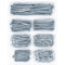 400pcs Hardware Nails Assortment Kit, Picture Hanging Nails, Galvanized Nails, Small Nails for Hanging Pictures, 7 Size Assortment for Finish Nail...