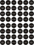12 pieces of French Square Glass Spice Bottles 6 oz Spice Jars with Black Plastic Lids, Shaker Tops, and Labels by U-Pack...