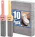 10 Packs Pumice Stone for Cleaning with 2 Universal Handle,Grey Pumice Stone Cleaner for Cleaning Toilets, Bathrooms, Kitchens, Spas, Pools, House...