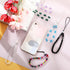 6 Pieces Cell Phone Lanyard Strap Beaded Cell Phone Crystal Charm Bling Wristlet Short Hand Wrist Beads Chain for Girl Women(Various Color)...