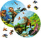 Wooden Dinosaur Puzzles for Kids Ages 4-6, Set of 2 Packs with 48-Piece Jigsaw Puzzles Preschool Educational Brain Teaser Boards Toys Gifts Childr...