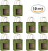 Hammont Gift Bags With Handles - 10 Pack Kraft Paper Bags, Small Gift Bags With Handles - Window Gift Bags for Parties, Birthdays, Weddings, and M...
