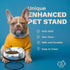 Enhanced Pet Bowl Stand - New Anti-Skid Feature - Dog and Cat Bowl Stand Exclusively for Use with The Corresponing Size Enhanced Pet Bowl (Small)...