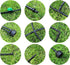 272 Pcs 1/4" Barbed Fittings Kit, 3/4'' to 1/4'' Hose Adapter,Straight Barbs,Tees,Elbows,End Plug,4-Way Coupling for Repair Drip Irrigation Fittin...