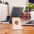 Cell Phone Stand Desk Phone Holder, Cradle, Dock, Compatible with All 4-8inch Phones, Office Kitchen Traveling Accessories T1 Rose Gold...