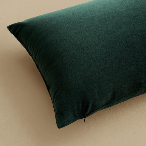 MIULEE Pack of 2 Velvet Soft Solid Decorative Square Throw Pillow Covers Set Christmas Cushion Case for Spring Sofa Bedroom Couch Car 18x18 Inch 4...