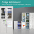 2PCS Small Magnetic Dry Erase Board Sheet for Refrigerator, Fridge Whiteboard for Kitchen, 12"x8" White Board Organizer and Planner with Stain Res...