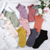 Yahenda 10 Pair Women Ruffle Socks Aesthetic Frilly Ankle Socks Cuff Socks Knit Lace Ruffle Cute Socks for Women Girls...
