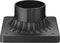 Outdoor Post Light Base Mount, Post Light Adapter 3'' Outdoor Pier Base in Black Finish for Deck Porch Patio, 5.5" W x 5.5" D x 3.25" H, 1 Pack...
