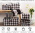 DII Farmhouse Chicken Wire Storage Baskets with Liner, Small, Vintage Black & White Check, 9x7x6", 3 Piece...