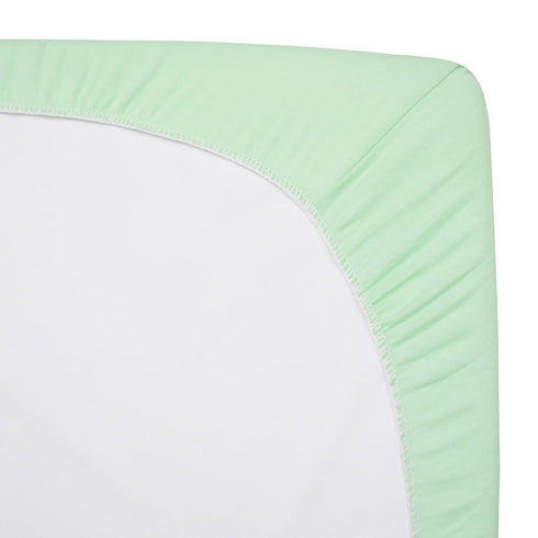 TL Care 100% Natural Cotton Fitted Mini Crib Sheet 38" x 24" - Soft & Breathable Small Nesting Portable Crib Sheet, Fits Pack N Play Mattresses, M...