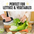 Checkered Chef Salad Chopper Tool with Cover, Mezzaluna Knife Stainless Steel Vegetable Rocker, Mincer, Cutter...