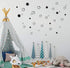 90 Large Soap Bubbles Wall Decals, Bathroom Decals, Wall Art, Vinyl Stivkers for Bathroom, Bedroom, Nursery Decor(A35) (Black)...