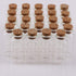 MaxMau 24PCS 10ml Glass Bottles Mini Vials with Cork Stoppers for DIY Decoration and Wedding Party Favors...