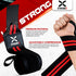 Wrist Straps for Weightlifting with Support for Men & Women 18", Gym Lifting Flexible Fit & Stiff Wrist Straps Workout Equipment,Powerlifting Stre...
