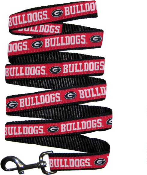 Pets First Collegiate Pet Accessories, Dog Leash, Georgia Bulldogs, Small...
