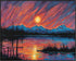 Posterizer 1 pcs- mountains, trees, night sky landscape nature 10-Landscape & Nature Art-Floral Botanical Art- Decor for Home & Office- unframed w...
