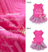 Fitwarm It's My Birthday Dog Dress, Dog Birthday Dress with Bowknot, Dog Clothes for Small Dog Girl, Funny Dog Clothes, Pet Cat Outfit, Pink, Larg...