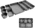8pcs Drawer Organizers, Separators, Storage Box,Felt Storage Bins Inserts Tool Containers Toy Basket Shelf Cubes Foldable Drawer Dividers Desk Org...