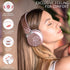 PowerLocus Bluetooth Headphones Over Ear, 40H Playtime with 4 EQ Modes, Wireless Headphones with Microphone, Hi-Fi Stereo Foldable Headset, FM Rad...