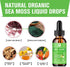 Sea Moss Liquid Drops - Organic Irish Sea Moss Gel with Burdock Root, Vitamin C, B12, 3000mg Seamoss Gel Supplement for Immune, Joint, Detox Clean...