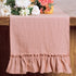 Letjolt Pink Table Runner 72 Inches Long Shabby Chic Ruffled Table Runner for Baby Shower Bride Shower Rustic Home Table Decoration...