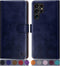 SUANPOT for Samsung Galaxy S22 Ultra with RFID Blocking Leather Wallet case Credit Card Holder,Flip Folio Book Phone case Shockproof Cover Women M...