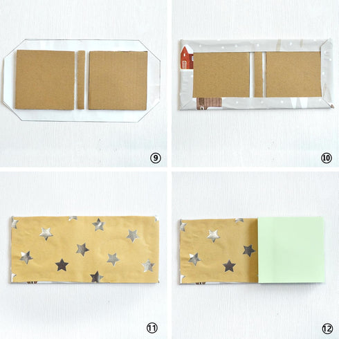 UPTTHOW 6Pcs Bookbinding Easy Scrapbooking Tool for Starter, Complete Great Stencils and Cutter Guide Kit Can Be Made Into Notebook Calender Junk ...