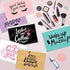 BRAWNA 60 PCK Makeup Bags Bulk - Zip Lock Plastic Cute Cosmetic Pouch - Makeup Travel Case for Lipstick, Lip Gloss, Makeup Brushes Set Kit Storage...