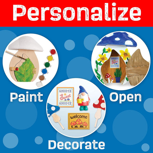 Creativity for Kids Gnome Garden Door - Painting Arts and Crafts for Boys and Girls, Kids Activities for Ages 6-8+...