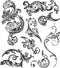 Stampers Anonymous ClngStp THoltz Scrollwork...