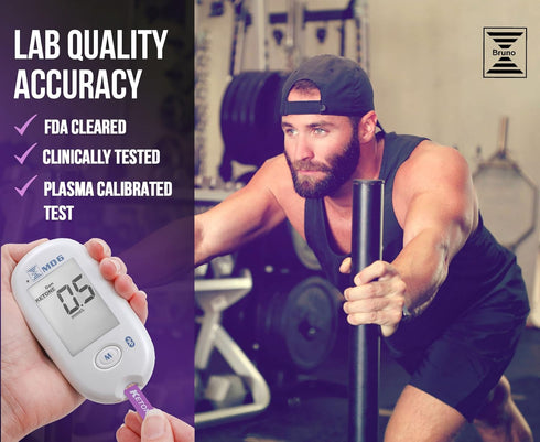 Box of 10 Ketone Test Strips to Use with Our MD6 Blood Monitoring System | Stay in Ketosis and Get The Best Results with Accurate Keto Counts Whil...