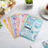60 Sheets Family Friend Theme Scrapbooking Sticker Decals Waterproof Vinyl Scrapbook Stickers Set Scrapbook Supplies Photo Album Decor for Planner...