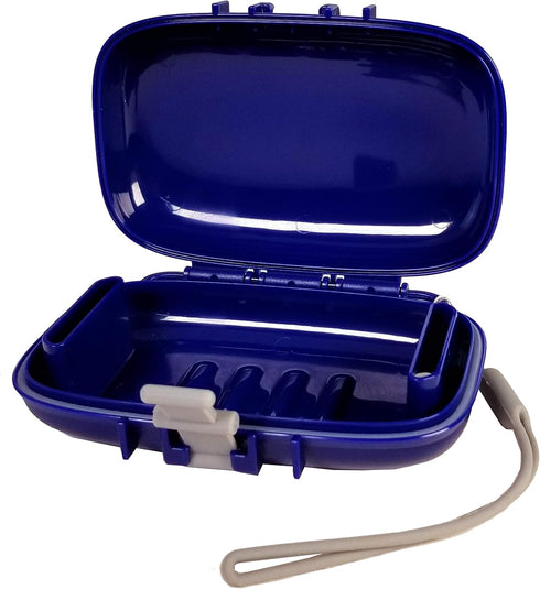 Carry-Dri EZ Travel Bar Soap Container & Dish - Dries with Patented Air Vents - Durable Leakproof Soap Holder - Compact Soap Bar Case - Ultimate P...