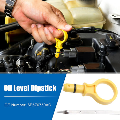 uxcell Engine Oil Level Indicator Dipstick for Ford Fusion 2010-2012 for Ford Escape 2010-2012 for Ford Fusion 2006-2007 No.6E5Z6750AC...