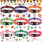 Buryeah 9 Pcs Holiday Dog Collars for Dogs Fall Autumn Dog Collars Adjustable Halloween Dog Collars with Plastic Buckle Thanksgiving Christmas Dog...