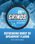 Grinds Coffee Pouches | Tobacco Free, Nicotine Free Healthy Alternative | 3 Cans of Spearmint | 18 Pouches Per Can | 1 Pouch eq. 1/4 Cup of Coffee...