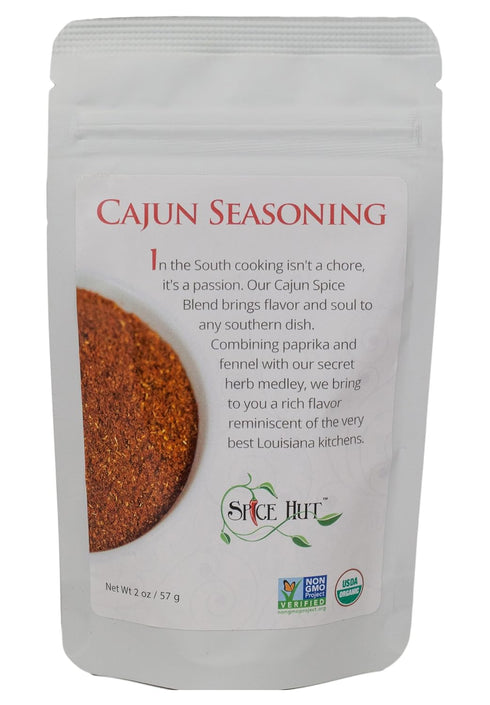 Organic Cajun Spicy Flavors of New Orleans Louisiana Seasoning, 2 Ounce, The Spice Hut...