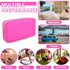Waterproof Small Makeup Bag Pouch for Purse,Nylon Travel Toiletry Storage Bag Cute Preppy Cosmetic Bag for Women Girl,Waterproof Makeup Organizer ...